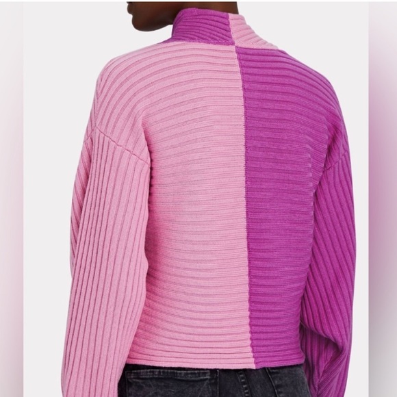 Revolve Amur Milena cropped rib knit sweater XL - Picture 3 of 3